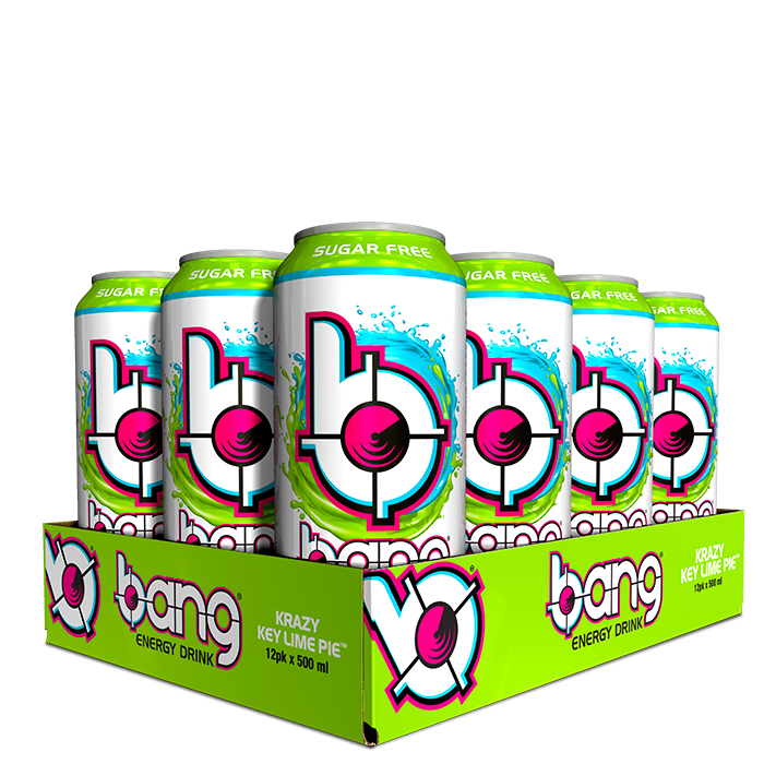 12 x BANG Energy 50 cl Krazy Key Lime Pie